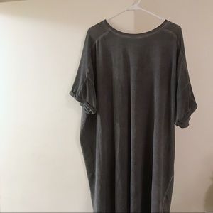 Plus size baggy t-shirt dress